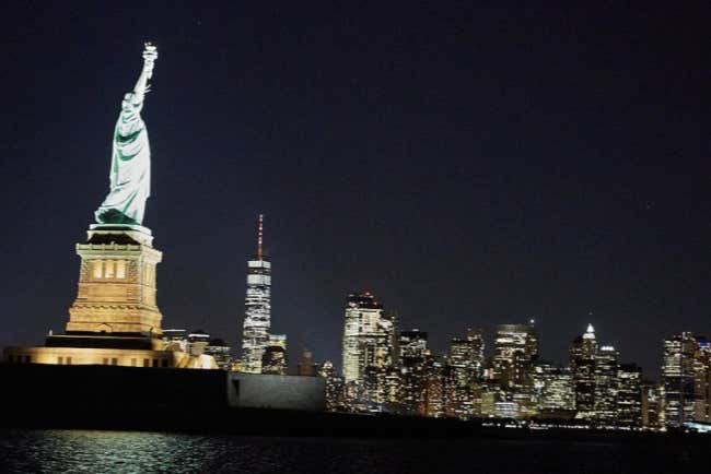 Barco navideño de Nueva York