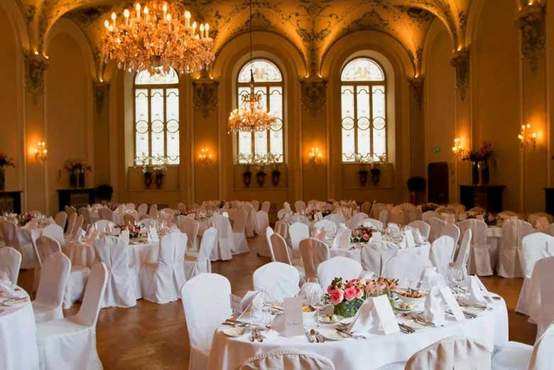 Cena y concierto de Mozart en la Sala Barroca de St. Peter Stiftskulinarium
