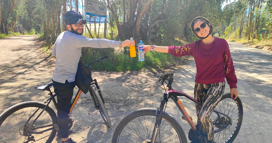 En bicicleta al desierto de Checua