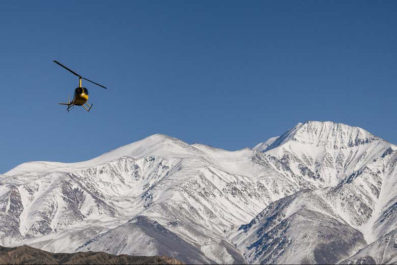 Paseo en helicóptero por Potrerillos