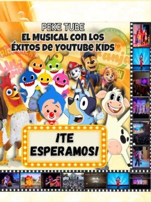 Peke tube, el musical con los éxitos de YouTube Kids