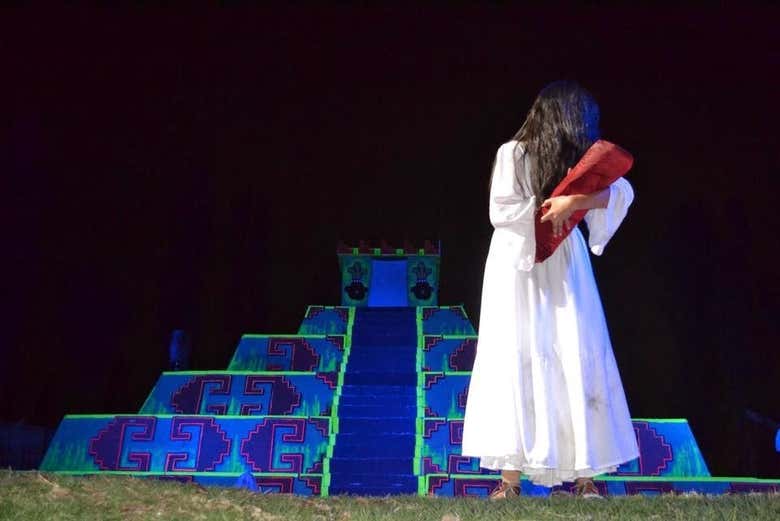 Espectáculo de la leyenda de la Llorona en Xochimilco