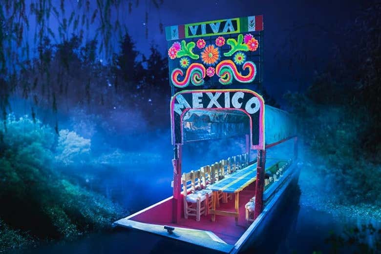 Espectáculo de la leyenda de la Llorona en Xochimilco