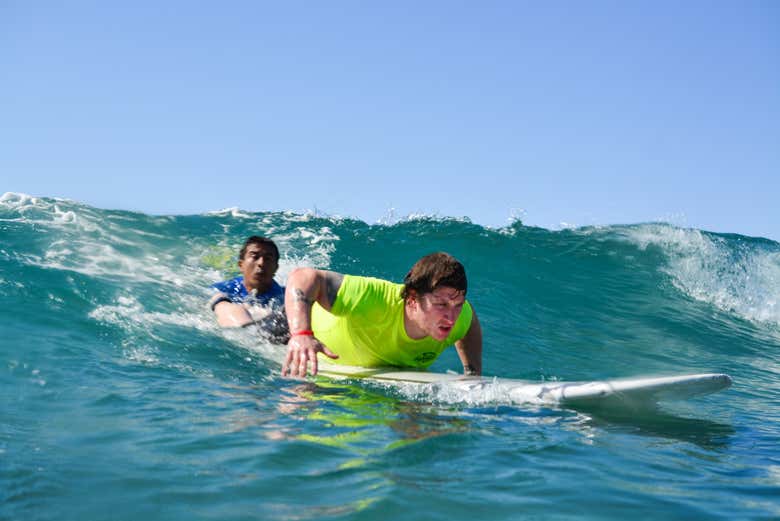 Curso de surf en Los Cabos