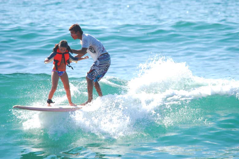Curso de surf en Los Cabos