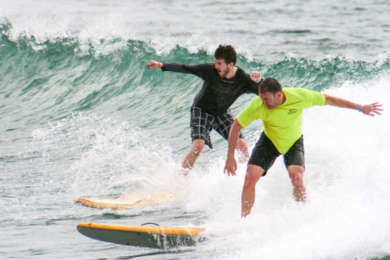 Curso de surf en Los Cabos