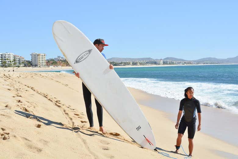 Curso de surf en Los Cabos