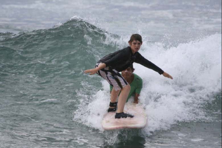 Curso de surf en Los Cabos
