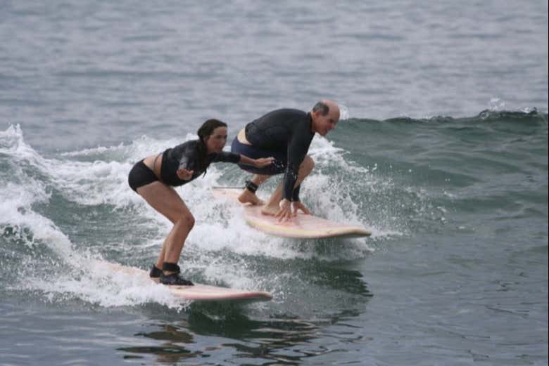Curso de surf en Los Cabos