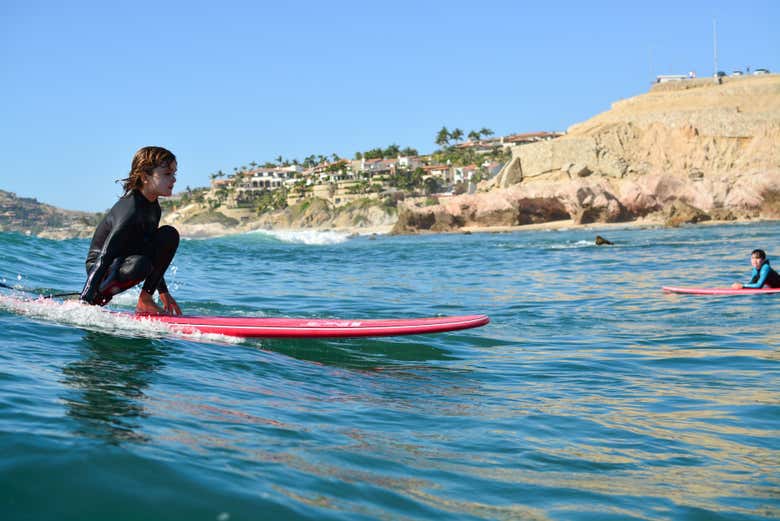 Curso de surf en Los Cabos