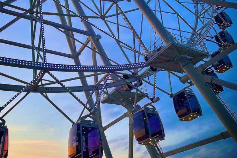 Entrada para las atracciones mecánicas de Aztlán Parque Urbano
