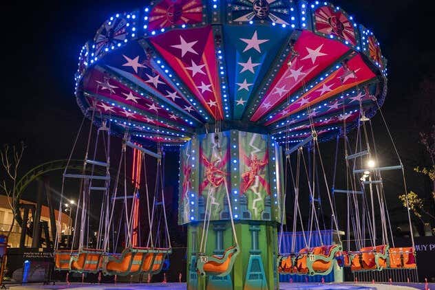 Entrada para las atracciones mecánicas de Aztlán Parque Urbano