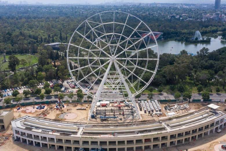 Entrada para las atracciones mecánicas de Aztlán Parque Urbano