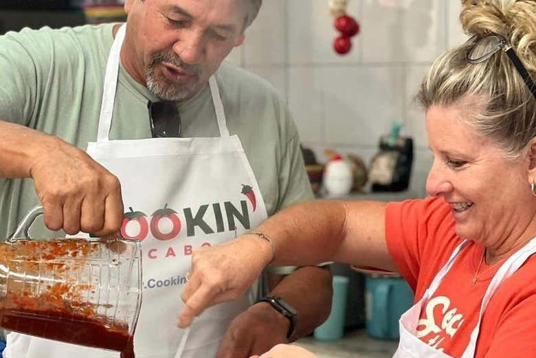 Clase de cocina mexicana en Los Cabos