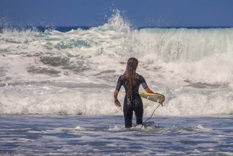 Clase de surf en Tarifa
