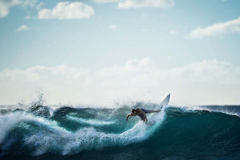 Clase de surf en Tarifa