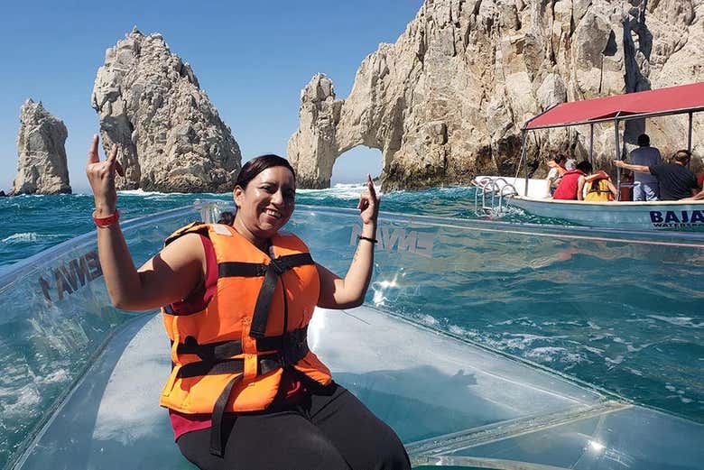 Paseo en barco transparente por Los Cabos