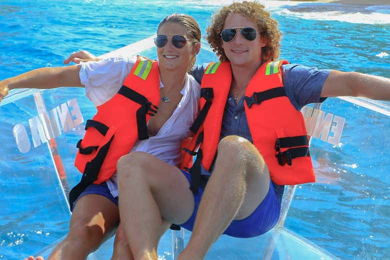 Paseo en barco transparente por Los Cabos