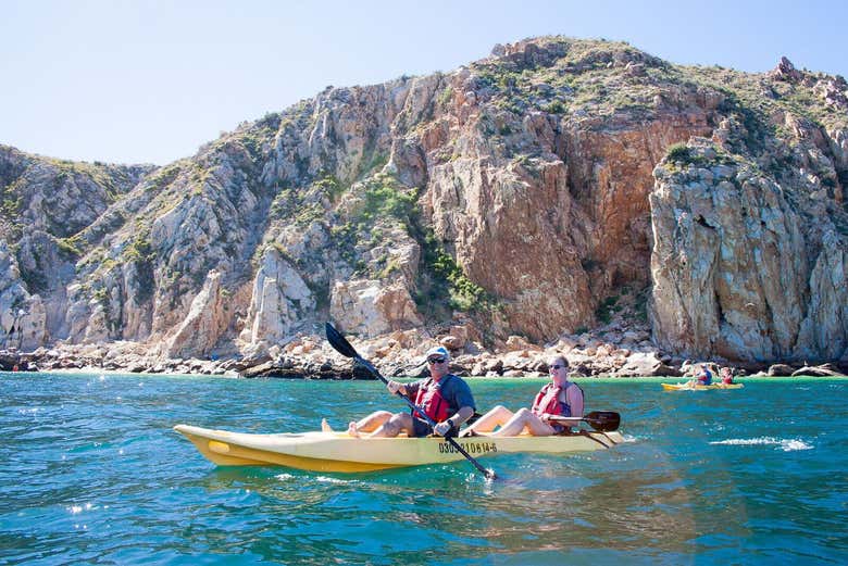 Kayak y snorkel en Los Cabos