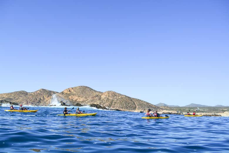 Kayak y snorkel en Los Cabos