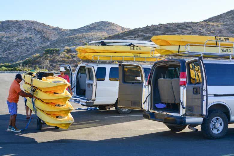 Kayak y snorkel en Los Cabos