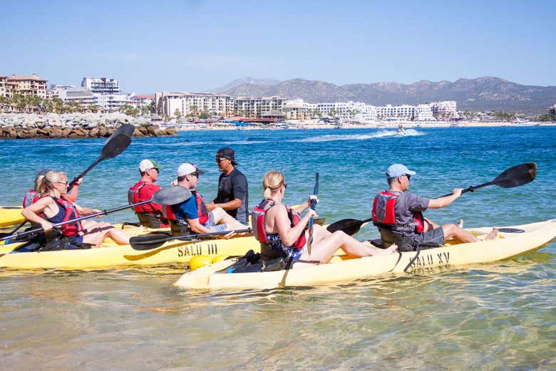 Kayak y snorkel en Los Cabos