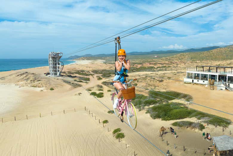 Skybike en la playa Migriño + Cata de tequila