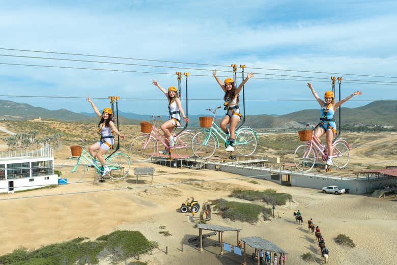 Skybike en la playa Migriño + Cata de tequila