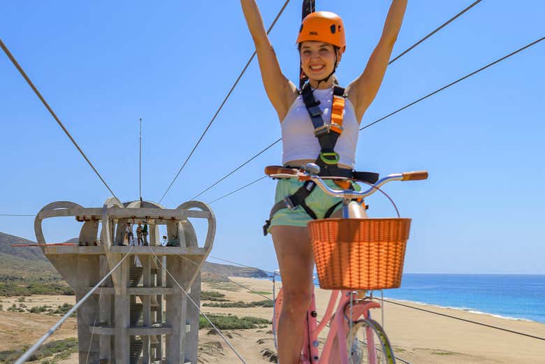 Skybike en la playa Migriño + Cata de tequila