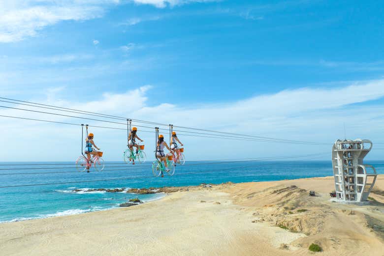 Skybike en la playa Migriño + Cata de tequila
