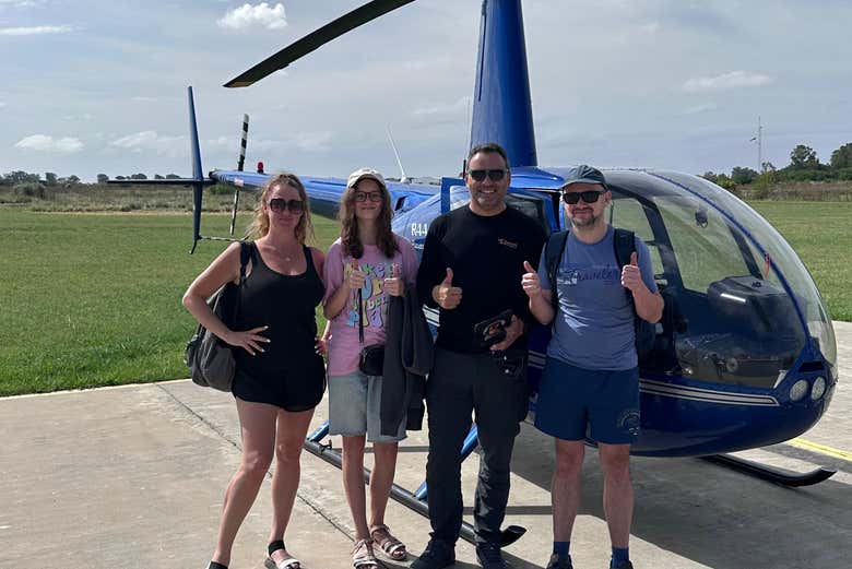 Excursión privada en helicóptero al Delta del Tigre