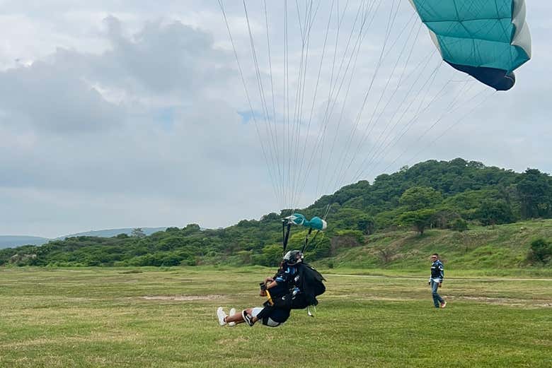 Salto en paracaídas en Cartagena