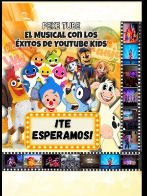 Peke Tube, el musical con los éxitos de YouTube Kids - Arganda del Rey