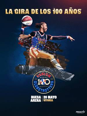 Harlem Globetrotters en Vitoria. La gira de los 100 años