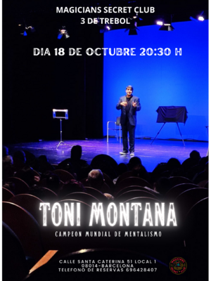 Mentalismo con Toni Montana