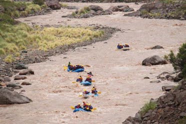 Rafting en el ro Mendoza