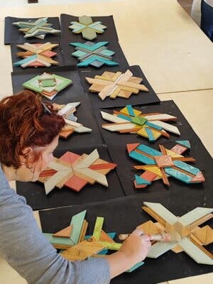 Taller de Madera de una Mandala para grupos