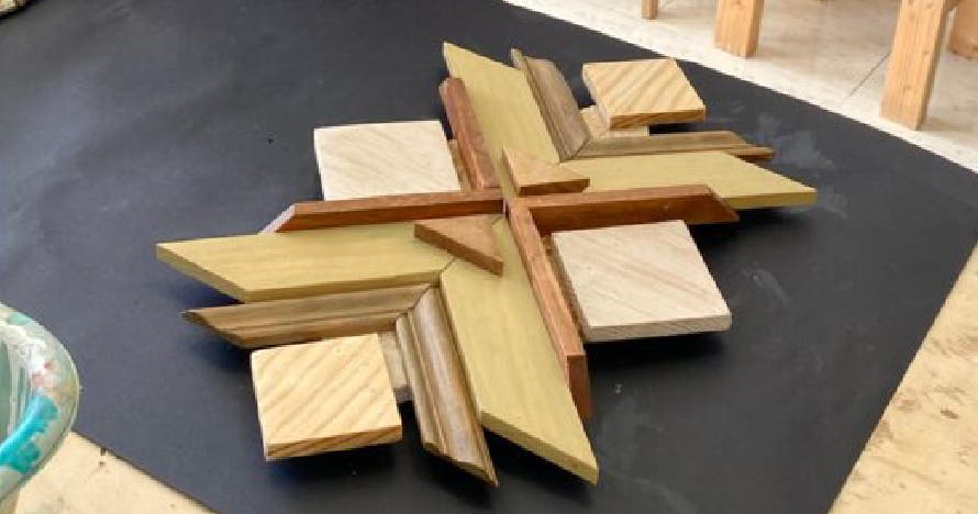 Taller de madera de una Mandala para grupos