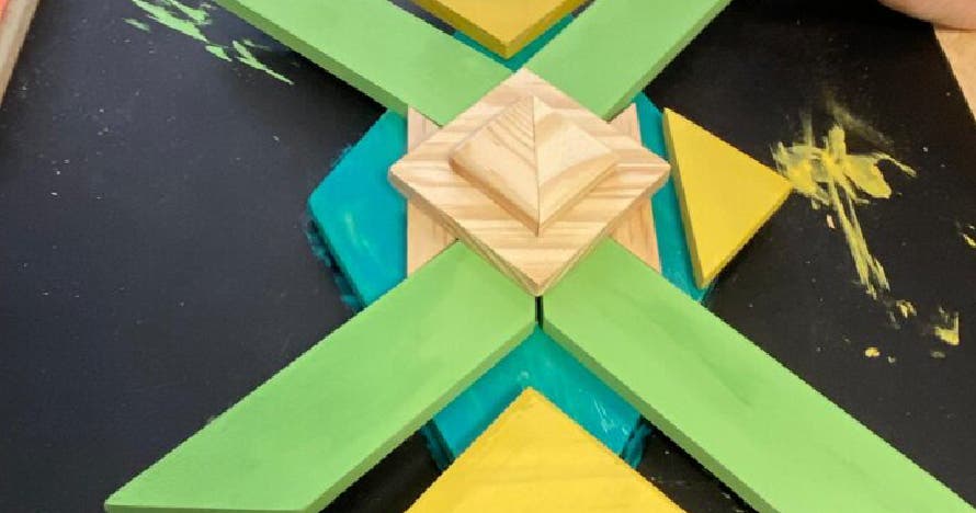 Taller de madera de una Mandala para grupos