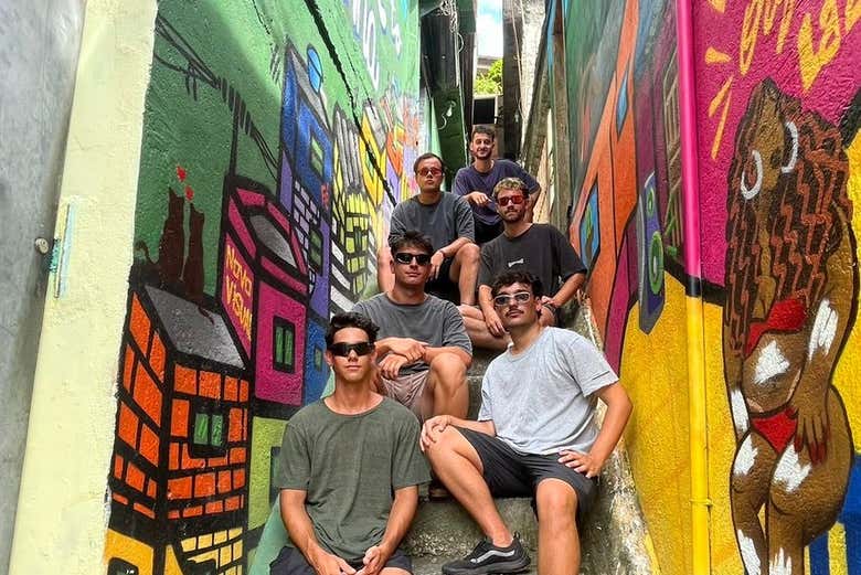 Tour en moto por Río + Visita a la favela Santa Marta