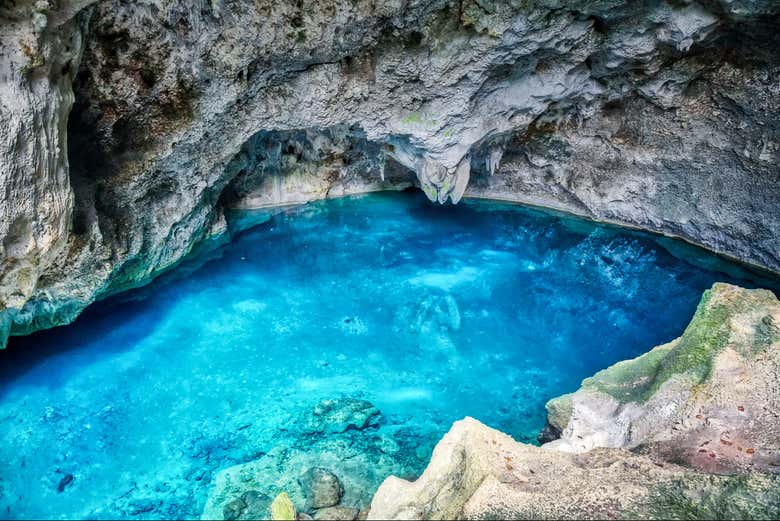 Entrada al Parque Nacional los Tres Ojos