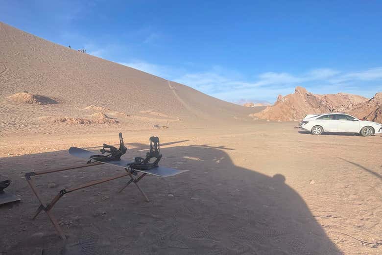 Sandboarding en el Valle de la Muerte