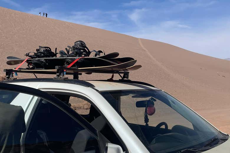 Sandboarding en el Valle de la Muerte