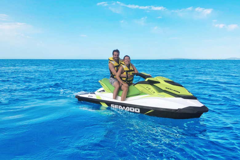 Reserva Natural de los Deltas en moto de agua desde Palma