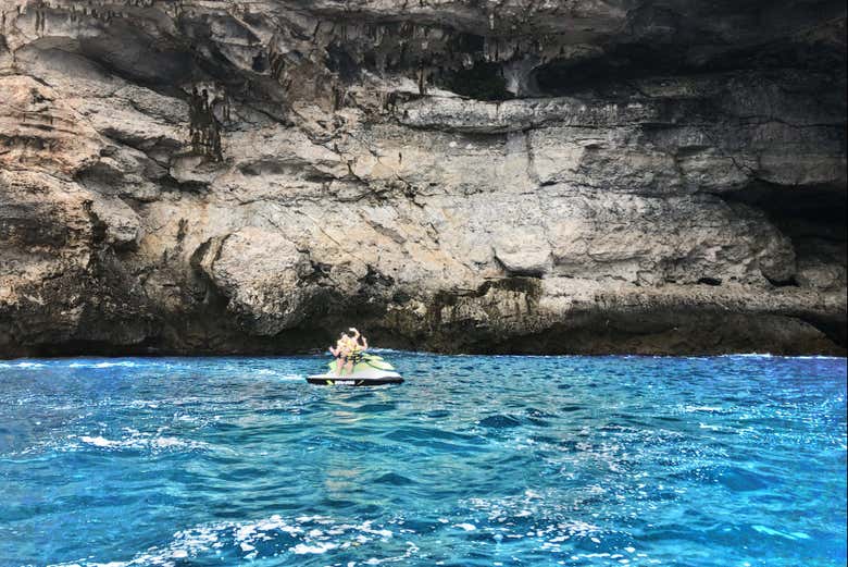 Reserva Natural de los Deltas en moto de agua desde Palma