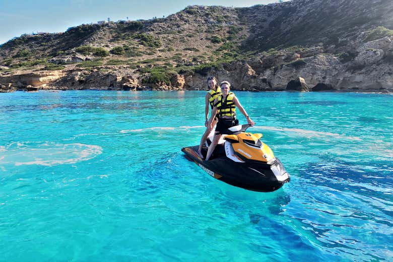 Reserva Natural de los Deltas en moto de agua desde Palma