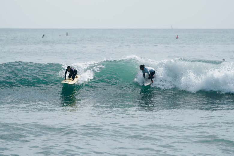 Curso de surf en Barcelona