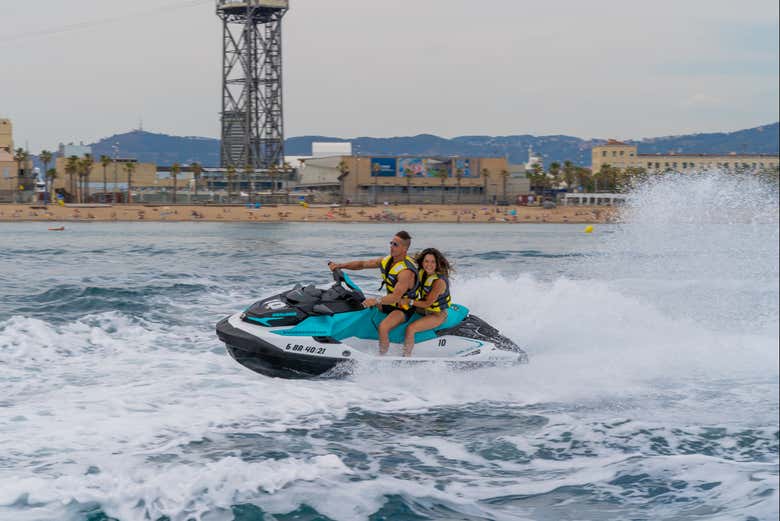 Alquiler de moto de agua en Barcelona