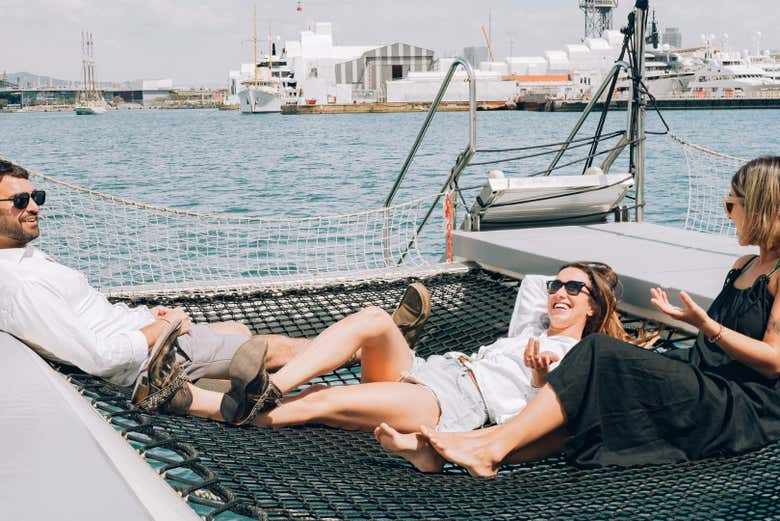 Paseo en catamarán por Barcelona