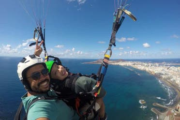 Vuelo en parapente por Las Palmas de Gran Canaria